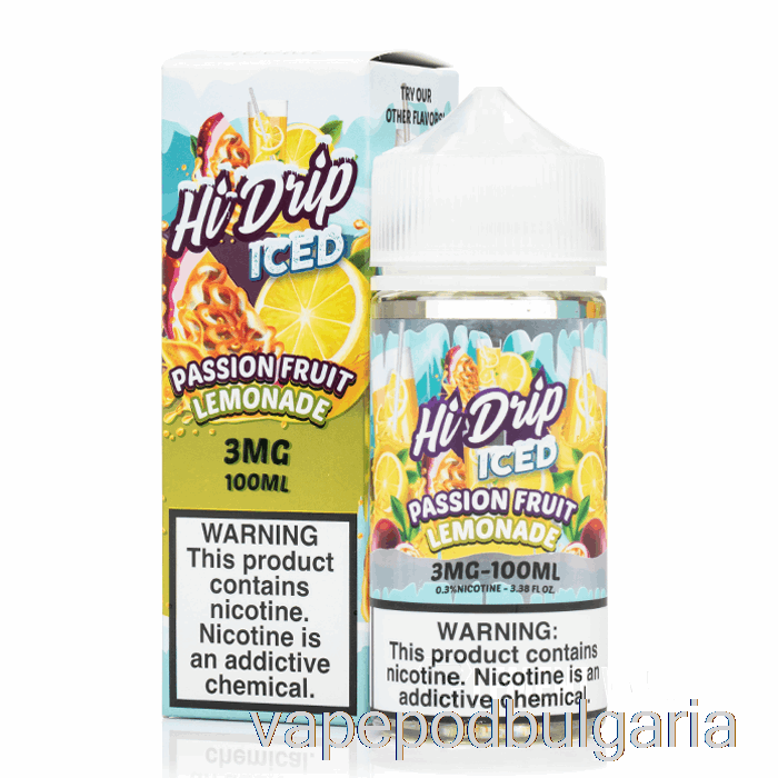 Vape Течности маракуя лимонада лед - Hi-drip E-liquid - 100ml 6mg